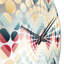 Ivoire Boho Accents Chevron - Horloge murale à chevrons-101235613