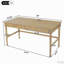 Bureau d'écriture avec centrale électrique et pieds tournés en bois-1756462312