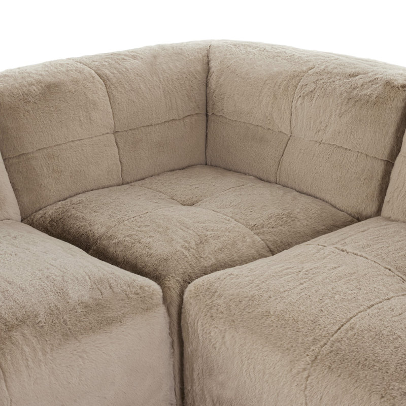 Miles Sectional, Left Hand Facing/, 28.5" H x 162.5" W x 125.75" D