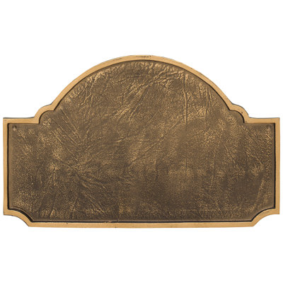 Plaque d'adresse murale standard 1 ligne Fitzgerald