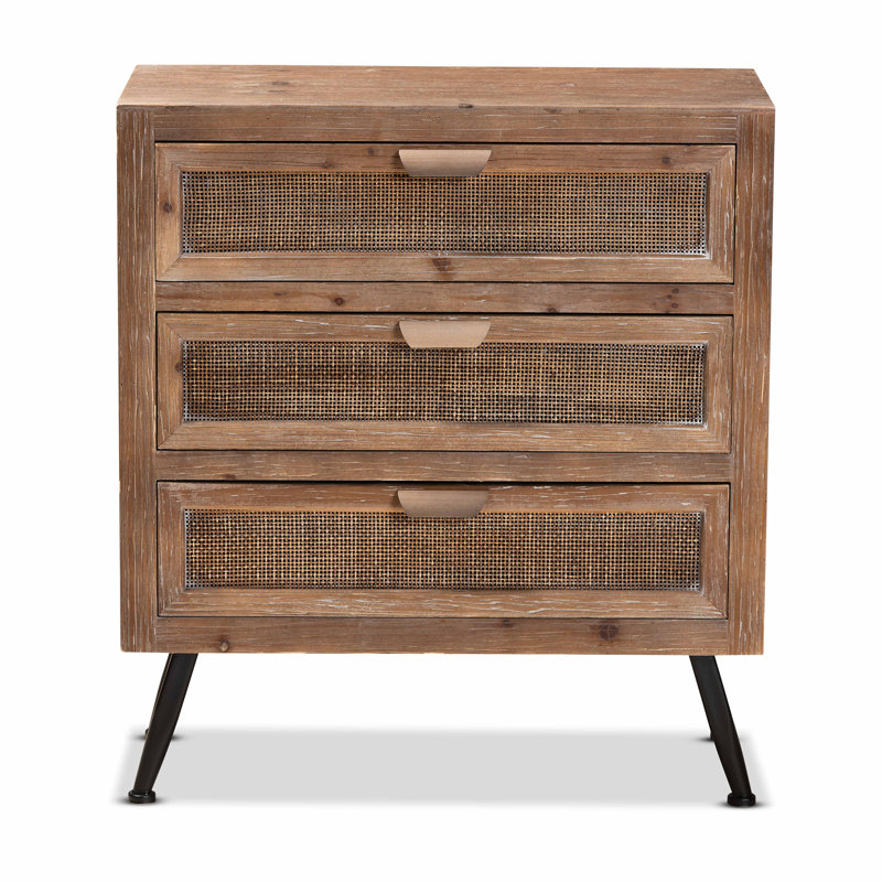 3 - Drawer Rectangle Accent Chest