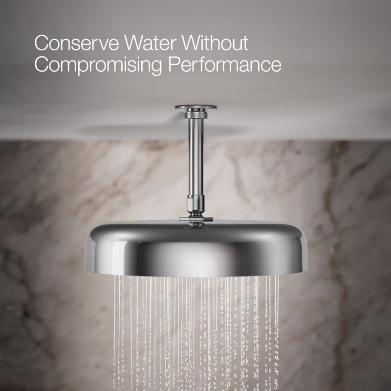 Statement™ 2.5 GPM Round 12 in. Rainhead with Katalyst Air-Induction Technology, Polished Chrome