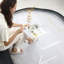15,54 po Large table de salon en cascade en acrylique - Table basse polyvalente, solide et stable