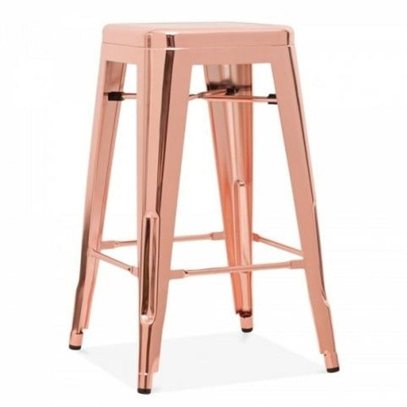 Tabouret de bar Shanitaortia, Gris, Tabouret de bar (siège d’une hauteur de 30 po)