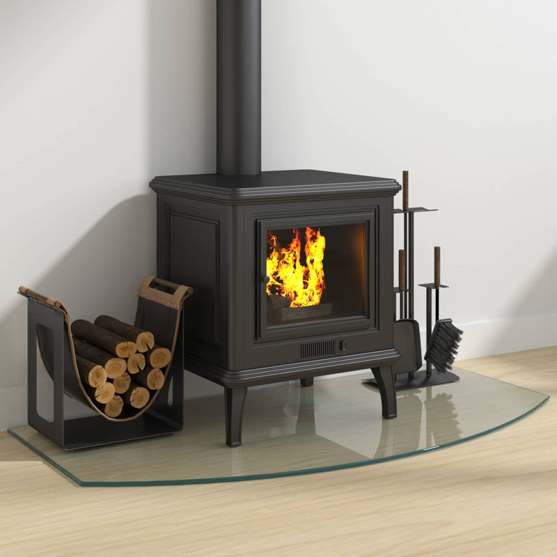 Glass Hearth Pad, 100cm W x 50cm D