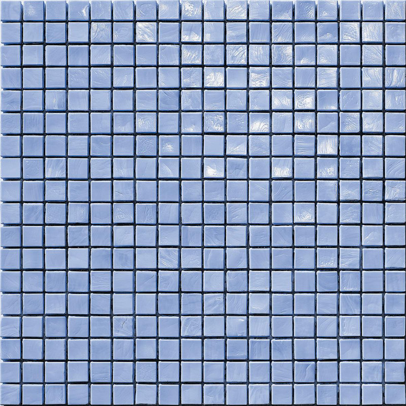 Sapphire 2 5/8" x 5/8" Glass Mosaic