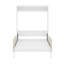 Lit escamotable double avec coussin-948378317