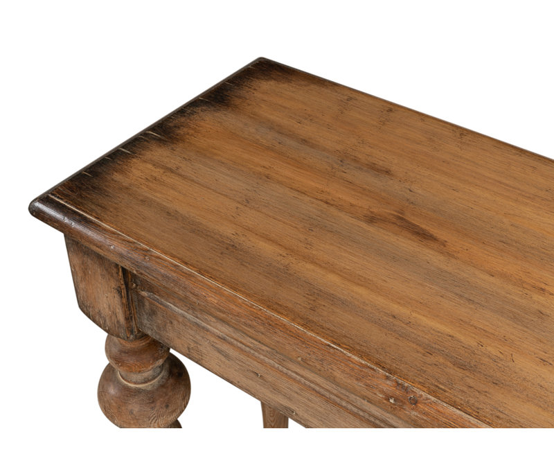 Hudson 73'' W Solid Wood Console Table, Brown