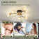 Iftikar 33“ Ceiling Fan with 6 lights