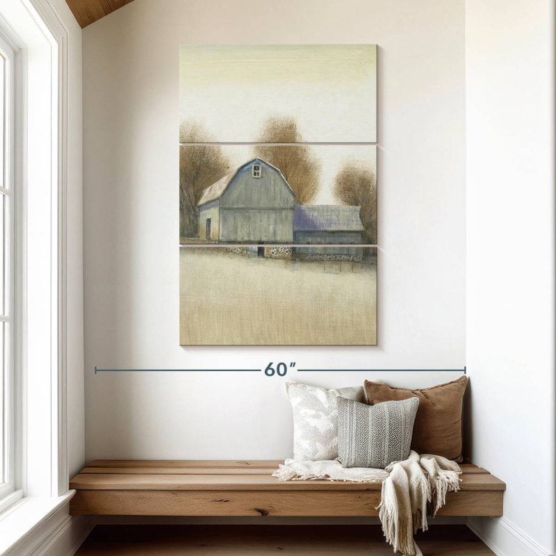 Lilie Barn Side I, 50" H x 32" W