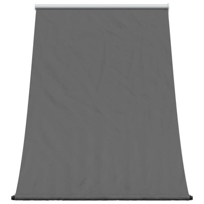 Auvent rétractable Vidaxl en tissu et acier de 59,1 po x 59,1 po