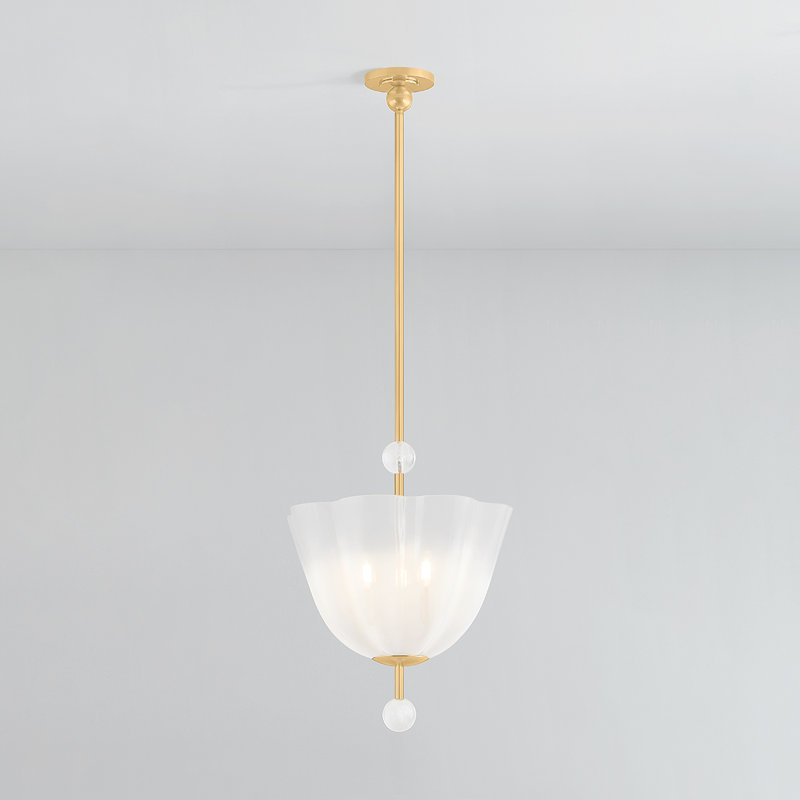 Cambria Heights Lantern in Aged Brass