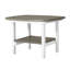 Table d'appoint carrée 21 po, blanc-130714179