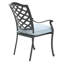 Chaise de salle à manger avec accoudoirs, ensemble de 2 chaises de cuisine-1720079561