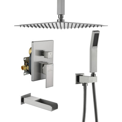 Système de douche complet avec valve brute