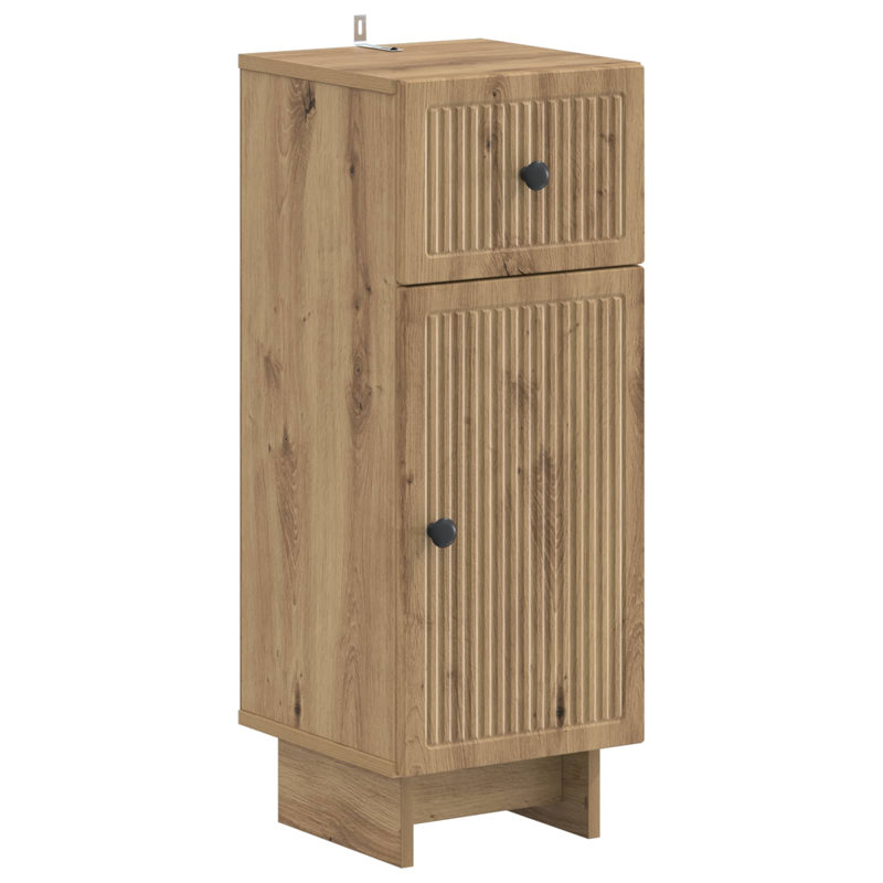 Bathroom Cabinet, Artisan Oak