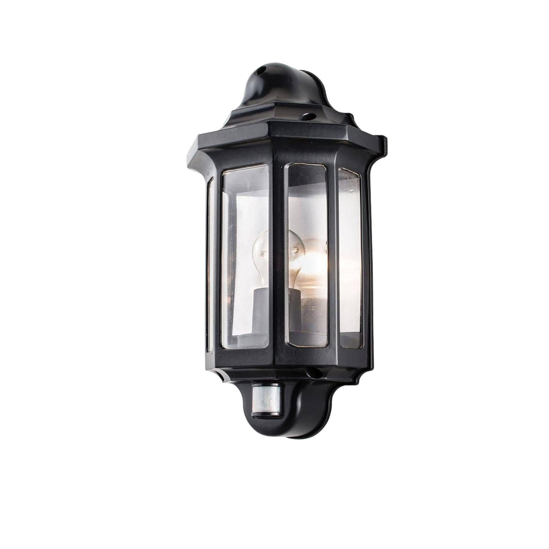 Matte Black 40cm H Outdoor Sconce