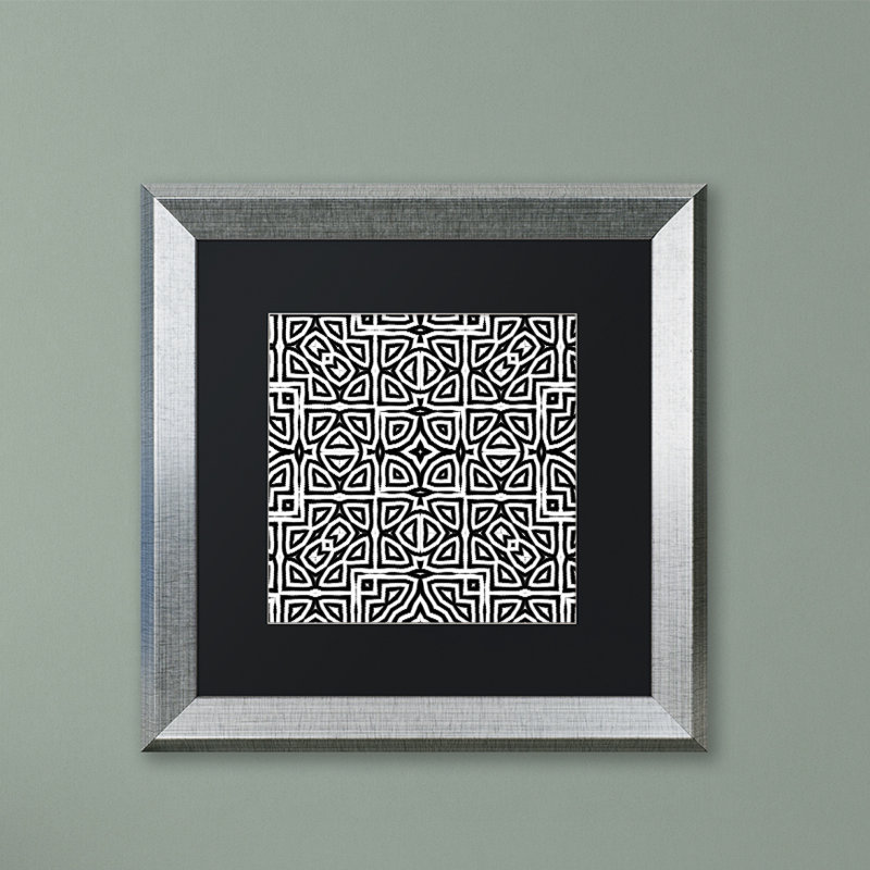 «Alhambra» par Jadaya, impression encadrée, H 11 po x l 14 po x P 0,5 po, Noir, Cadre noir