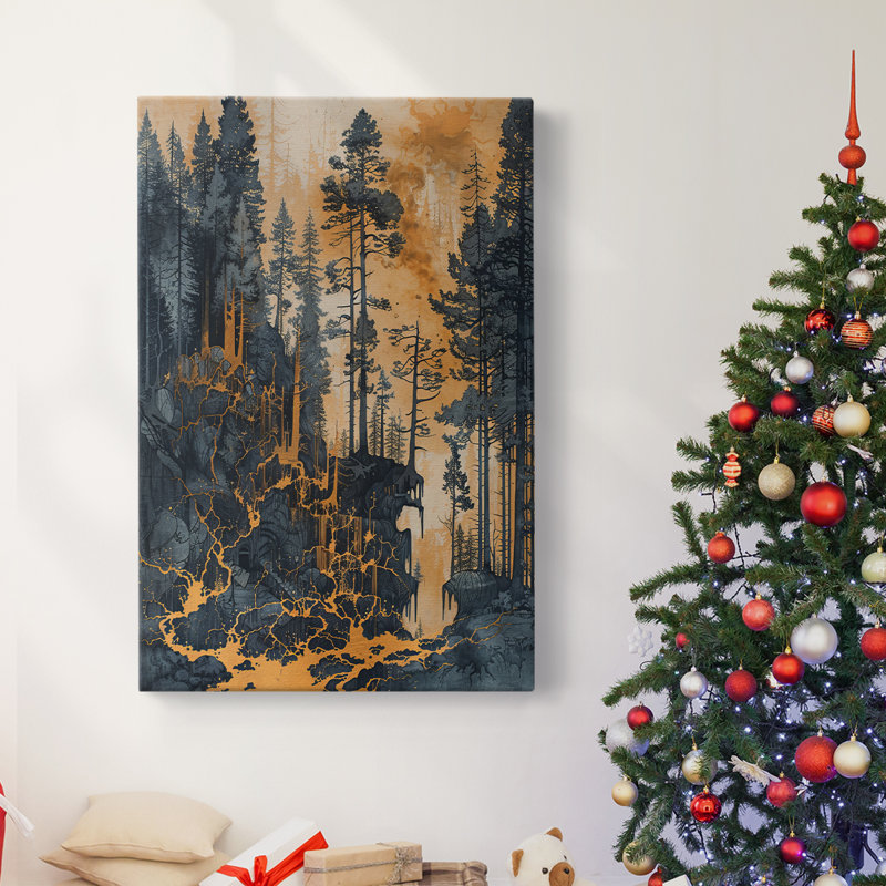 Art des Fêtes de Noël - Toile tendue avec châssis DCXLI, H 27 po x l 18 po