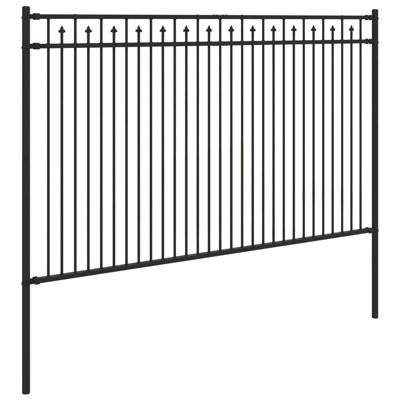 Powder-Coated Steel Fence Panels Included
