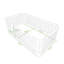 Lit simple en bois avec coins arrondis-687931775
