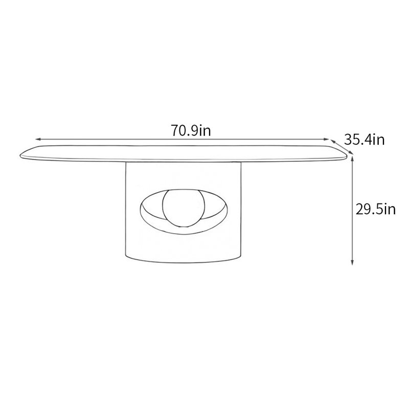 Rosaleigh, 29.5"H x 70.9"L x 35.4"W, Black