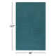 Girton Handmade Wool Deep Teal Rug