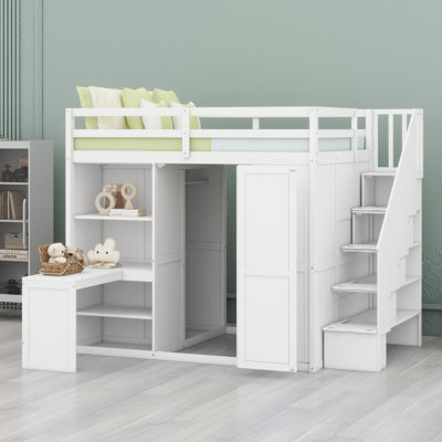 Loft Bed With Wardrobe