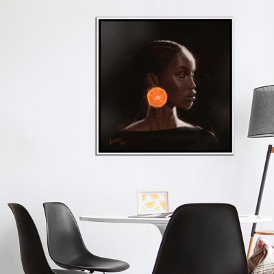 Orange par Adekunle Adeleke - impression d'art graphique