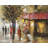 Abstract Street Yellow Polyester Placemat | Bedroom Decor