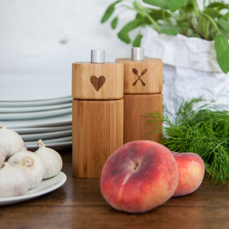Bamboo Wood Pepper Mill