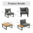 Cogbill 109.6 Wide 8 - Person Aluminium Outdoor Seating Group with Cushions-455291412-455291414