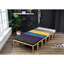 Banc de salle à manger gris en bois massif - Collection Habit, rembourrage de siège luxueux, structure de pieds stable, l 48 po x P 16 po H 19,5 po de couleur, siège confortable, pieds élégants, 48 po x 16 po x 19,5 po