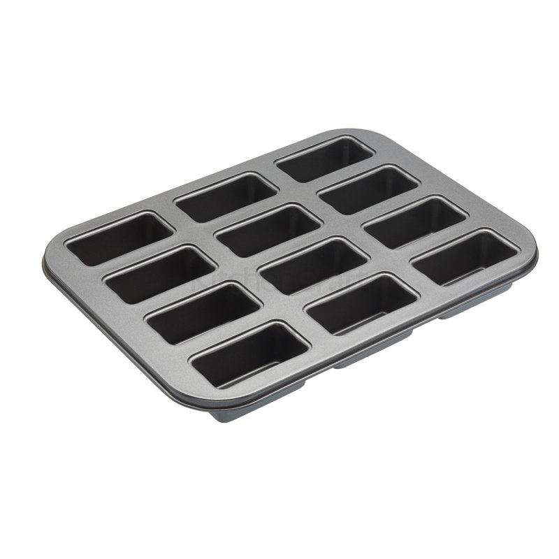 MasterClass 12 Cup Non-Stick Steel Muffin Pan with Lid