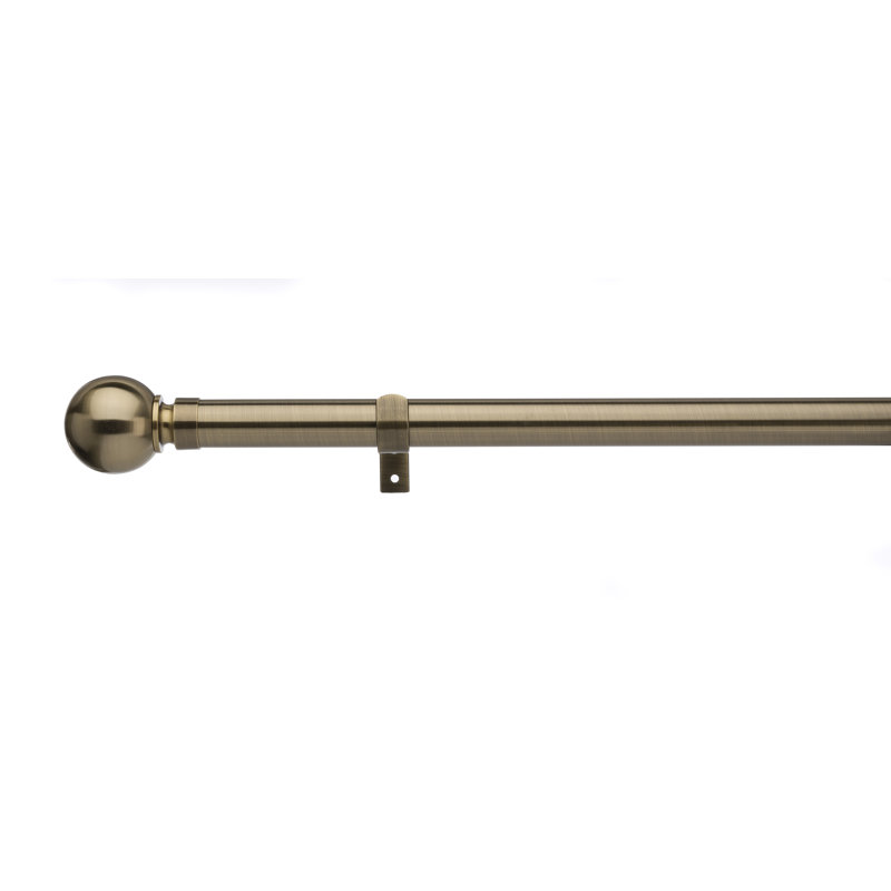 Demarcus 2.8cm Single Pole, 300cm, Antique Brass