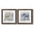Papier, cadre noyer
