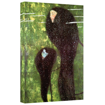 « mermaids » par gustav klimt,, reproduction d’art sur toile
