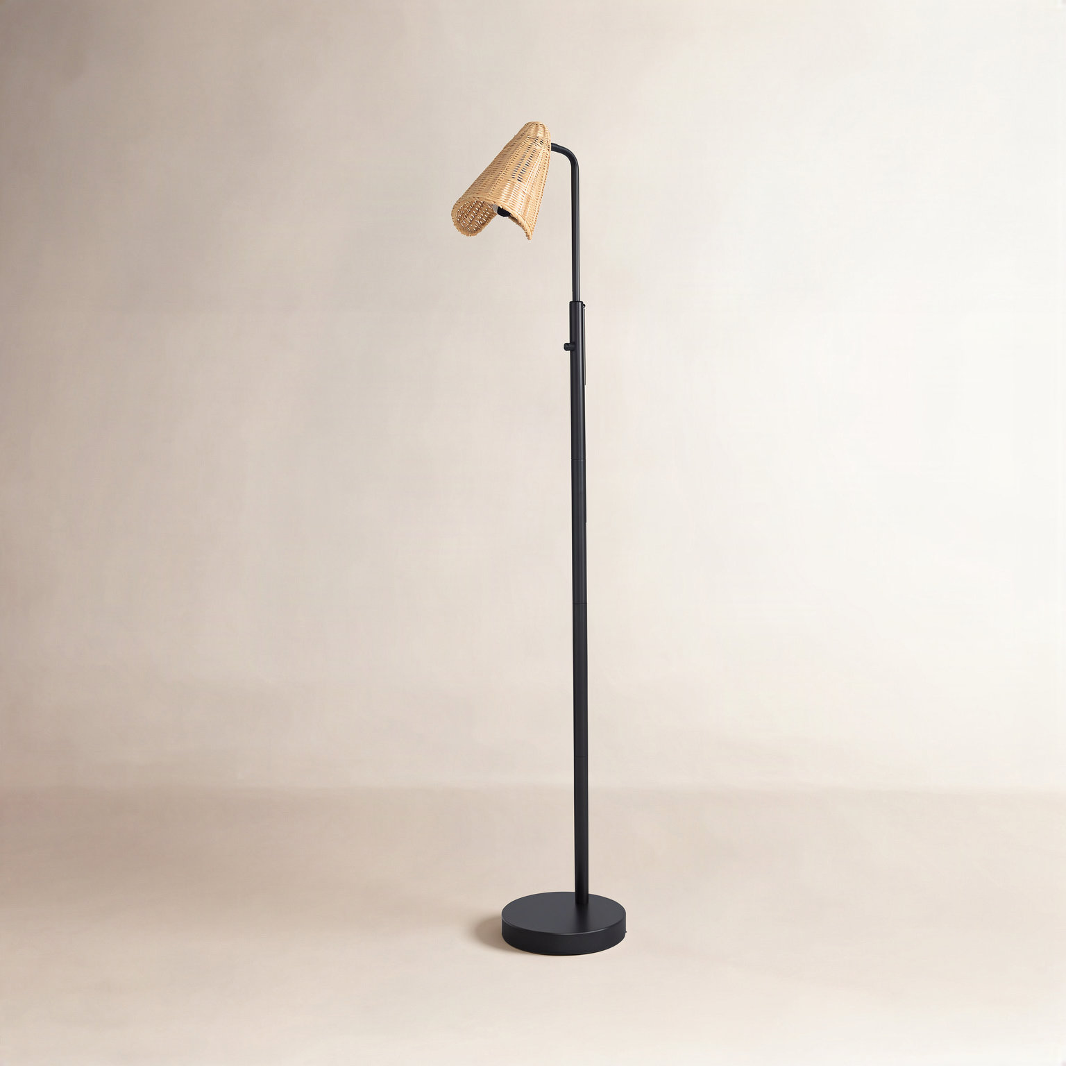 Pilsen 58'' Floor Lamp, Black