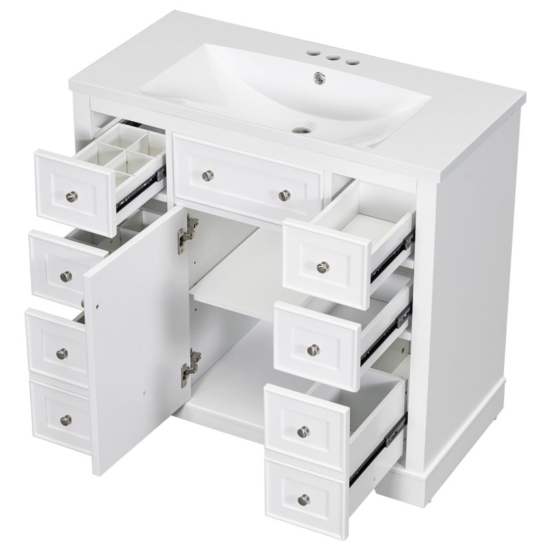 Meuble-lavabo simple 36,11 avec comptoir