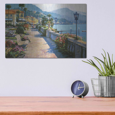 " Bellagio Promenade " by Howard Behrens Painting Print