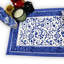 Ensemble de quatre napperons en coton Marcey