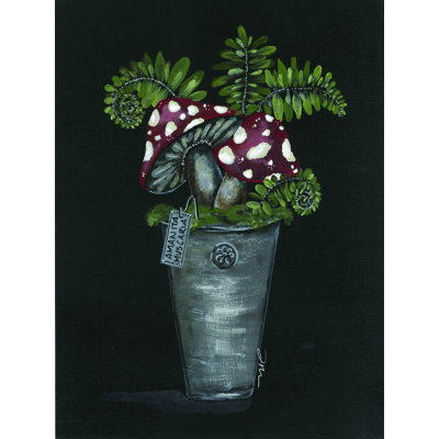 Toadstool - peinture sur toile tendue