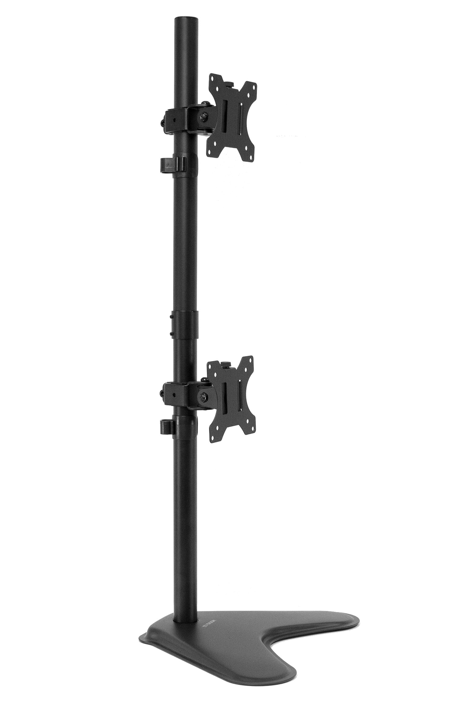 Mount-It Height Adjustable Full Motion Vertical Dual Monitor Stand Fits ...