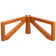 Issie Solid Wood Table Base