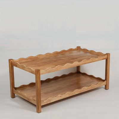 Rectangular Center Table with Open Storage