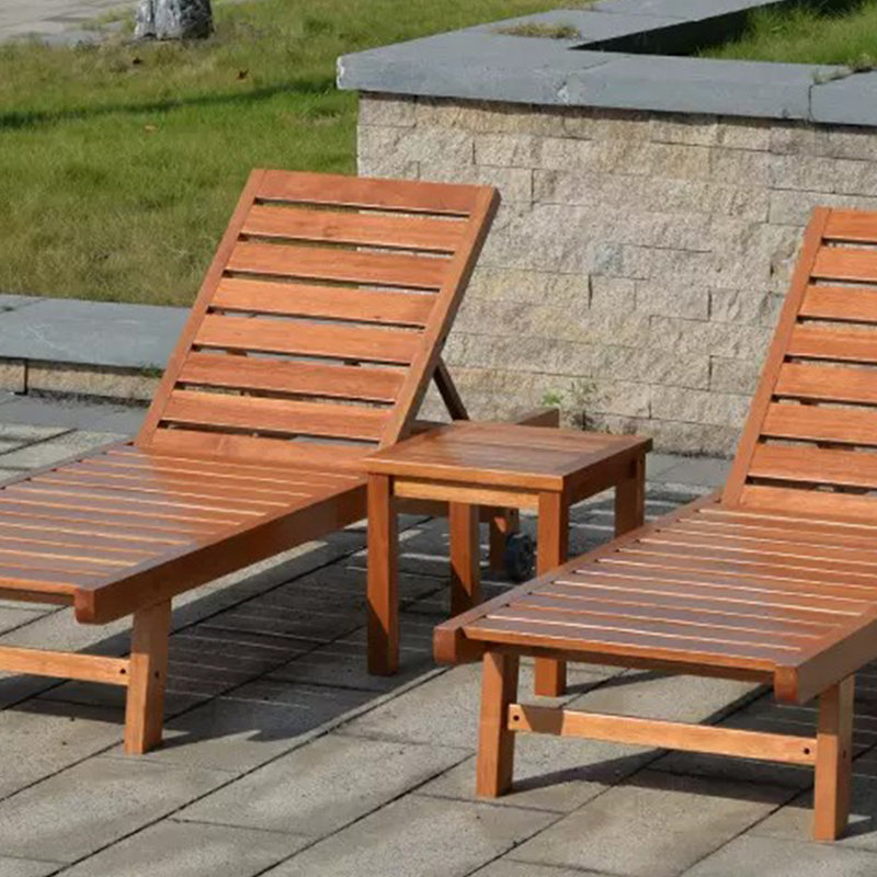 Chaise longue d'extérieur Moriceau Bubinga