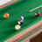 Home Training Solid Wood Storage Automatic Ball-Returning 8'Pool Table