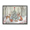 Ba-805 - Animaux de la forêt encadrés et arbre de Noël encadré sur bois par Emma Leach