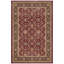 Tapis Butte2 traditionnel à motif floral intégral rouge, vert, or, crème et rose, antidérapant, à poils courts, pour l'intérieur et l'extérieur, adapté aux animaux domestiques, salon, chambre, salle à manger, entrée, couloir, bureau, lavable-1868159438