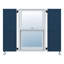 Paires de volets pour panneaux encadrés-n-lattes, panneaux et lattes classic Atlantic-37018388-37018352-37018336